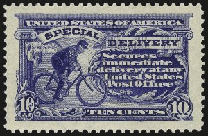 Sale Number 968B, Lot Number 774, Special Delivery (E) and Registration (F)