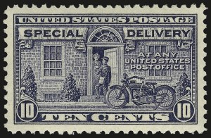 Sale Number 968B, Lot Number 780, Special Delivery (E) and Registration (F) Sale Number 968B, Lot Number 780, Special Delivery (E) and Registration (F)