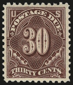 Sale 968B, Lot 844, Postage Due (Scott J52-J76)