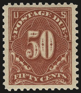 Sale 968B, Lot 846, Postage Due (Scott J52-J76)