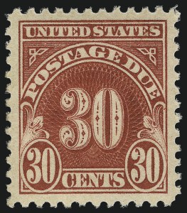 Sale 968B, Lot 847, Postage Due (Scott J52-J76)