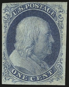Sale 972, Lot 3019, 1851-56 Issue (Scott 5-17)