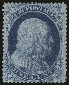 Sale 972, Lot 3033, 1857-60 Issue (Scott 18-39)