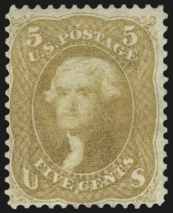 Sale 972, Lot 3068, 1861-66 Issue (Scott 56-78)