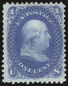 Sale 972, Lot 3086, 1867-68 Grilled Issue (Scott 79-101)