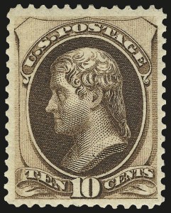 Sale 972, Lot 3164, 1873 Continental Bank Note Co. Issue (Scott 156-166)