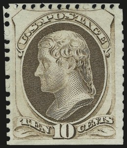 Sale 972, Lot 3173, 1875 Continental Bank Note Co. Special Printing (Scott 167-181)