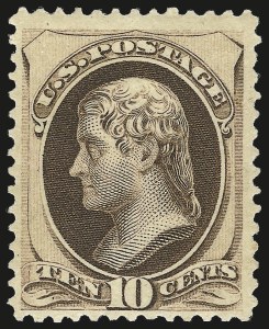 Sale 972, Lot 3188, 1879 American Bank Note Co. Issue (Scott 182-191)