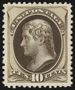 Sale 972, Lot 3196, 1880-83 American Bank Note Co. Soft Paper Special Printing (Scott 192-211D)