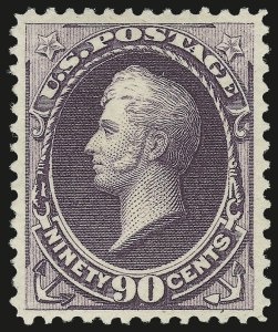 Sale 972, Lot 3215, 1881-87 American Bank Note Co. Issues (Scott 205-218)