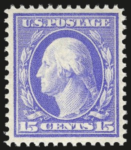 Sale 972, Lot 3309, 1910-13 Washington-Franklin Issue (Scott 374-396)