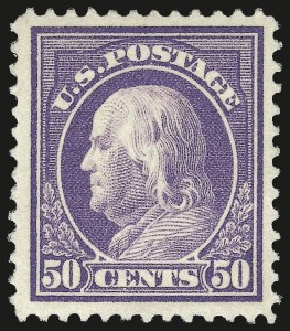 Sale 972, Lot 3326, 1912-15 Washington-Franklin Issue (Scott 405-461)