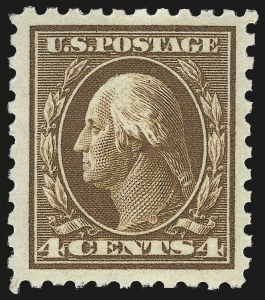 Sale 972, Lot 3330, 1912-15 Washington-Franklin Issue (Scott 405-461)
