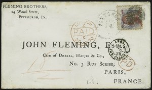 Sale 973, Lot 128, 1869 Pictorial Issue Covers