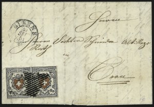 Sale 973, Lot 352, The Jonathan Rose Collection of First Issues of the World (Switzerland)