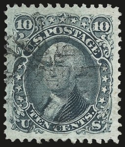 Sale 973, Lot 92, 1867-68 Grilled Issue