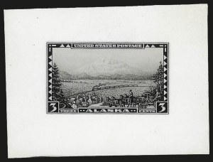 Sale 975, Lot 1035, Essays, Proofs and Specimens, 3c Alaska, Mt Sale 975, Lot 1035, Essays, Proofs and Specimens