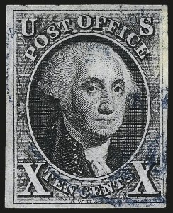 Sale 975, Lot 1094, 1847 Issue (Scott 1-2)