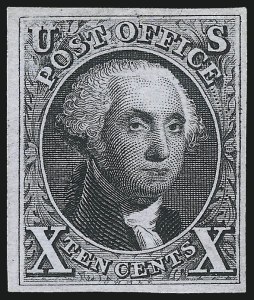 Sale 975, Lot 1105, 1875 Reproduction of 1847 Issue (Scott 3-4)