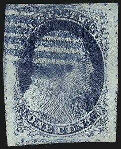 Sale 975, Lot 1107, 1851-56 Issue (Scott 5-17)
