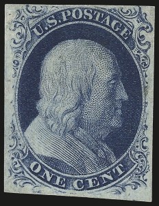 Sale 975, Lot 1112, 1851-56 Issue (Scott 5-17)