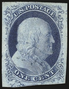 Sale 975, Lot 1123, 1851-56 Issue (Scott 5-17)