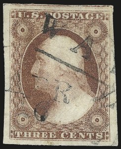 Sale 975, Lot 1124, 1851-56 Issue (Scott 5-17)