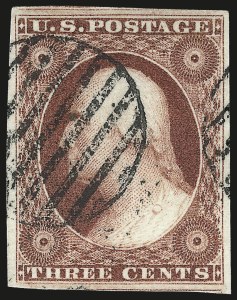 Sale 975, Lot 1127, 1851-56 Issue (Scott 5-17)