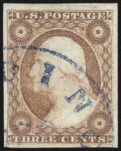 Sale 975, Lot 1129, 1851-56 Issue (Scott 5-17)