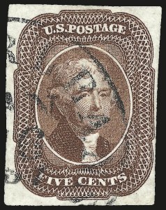Sale 975, Lot 1140, 1851-56 Issue (Scott 5-17)