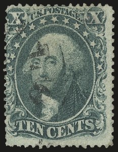 Sale 975, Lot 1212, 1857-60 Issue (Scott 18-39)