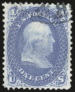 Sale 975, Lot 1306, 1867-68 Grilled Issue (Scott 79-101), including the 10c Z Grill