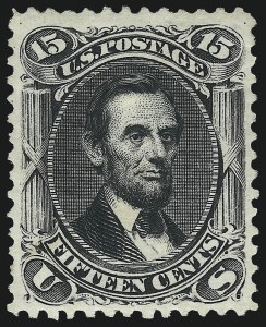 Sale 975, Lot 1327, 1875 Re-Issue of 1861-66 Issue (Scott 102-111)