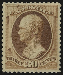 Sale Number 975, Lot Number 1451, 1881-87 American Bank Note Co. Issues (Scott 205-218) Sale Number 975, Lot Number 1451, 1881-87 American Bank Note Co. Issues (Scott 205-218)