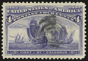 Sale 975, Lot 1495, 1893 Columbian Issue (1c thru 8c, Scott 230-236)