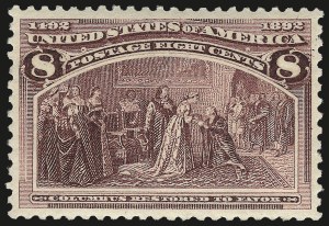 Sale Number 975, Lot Number 1511, 1893 Columbian Issue (1c thru 8c, Scott 230-236) Sale Number 975, Lot Number 1511, 1893 Columbian Issue (1c thru 8c, Scott 230-236)