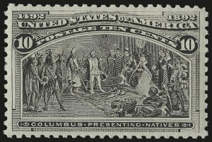 Sale 975, Lot 1515, 1893 Columbian Issue (10c thru $1.00, Scott 237-241)
