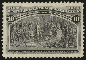 Sale Number 975, Lot Number 1516, 1893 Columbian Issue (10c thru $1.00, Scott 237-241) Sale Number 975, Lot Number 1516, 1893 Columbian Issue (10c thru $1.00, Scott 237-241)