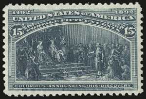 Sale Number 975, Lot Number 1521, 1893 Columbian Issue (10c thru $1.00, Scott 237-241) Sale Number 975, Lot Number 1521, 1893 Columbian Issue (10c thru $1.00, Scott 237-241)