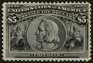 Sale Number 975, Lot Number 1552, 1893 Columbian Issue ($2.00 thru $5.00, Scott 242-245) Sale Number 975, Lot Number 1552, 1893 Columbian Issue ($2.00 thru $5.00, Scott 242-245)