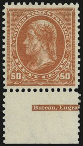 Sale 975, Lot 1586, 1895 Watermarked Bureau Issue (Scott 264-278)