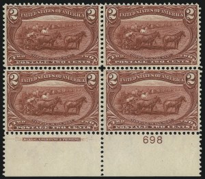 Sale 975, Lot 1615, 1898 Trans-Mississippi Issue (Scott 285-293)