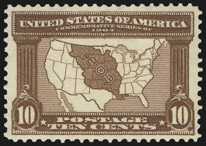Sale 975, Lot 1704, 1904 Louisiana Purchase, Jamestown Issues (Scott 323-330)
