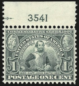 Sale Number 975, Lot Number 1708, 1904 Louisiana Purchase, Jamestown Issues (Scott 323-330)