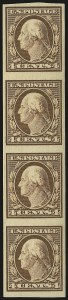 Sale 975, Lot 1734, 1908-10 Washington-Franklin Issues (Scott 331-356)