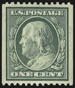 Sale 975, Lot 1737, 1908-10 Washington-Franklin Issues (Scott 331-356)