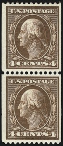 Sale 975, Lot 1741, 1908-10 Washington-Franklin Issues (Scott 331-356)