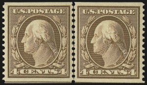 Sale 975, Lot 1749, 1908-10 Washington-Franklin Issues (Scott 331-356)