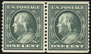 Sale 975, Lot 1773, 1910-13 Washington-Franklin Issue (Scott 374-396)