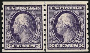 Sale 975, Lot 1782, 1910-13 Washington-Franklin Issue (Scott 374-396)